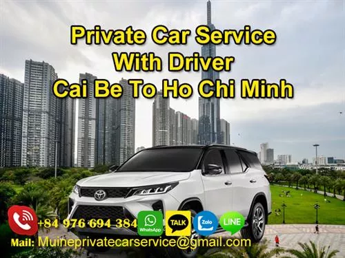 Private Car From Cai Be To Ho Chi Minh