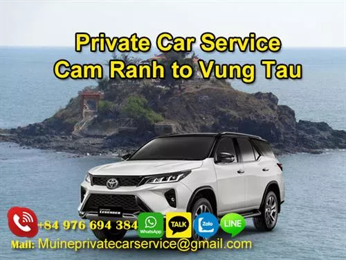 Private car from Cam Ranh to Vung Tau