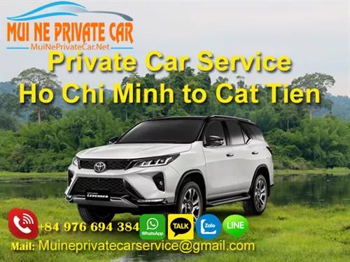 Private Car Service From Ho Chi Minh to Cat Tien