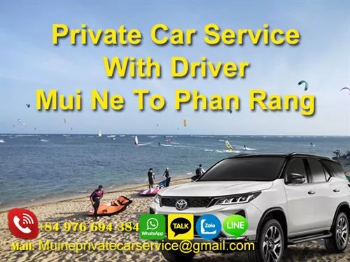 Private car from mui ne to phan rang