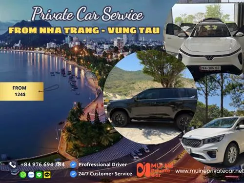 Private Car Service from Nha Trang to Vung Tau