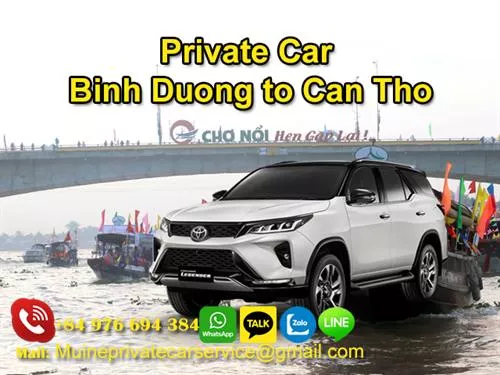 Private Car From Binh Duong to Can Tho