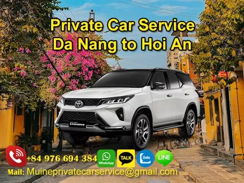 Private Car From Da Nang To Hoi An