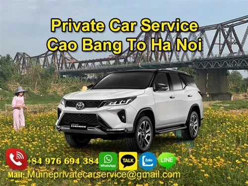 Private Car From Cao Bang To Ha Noi