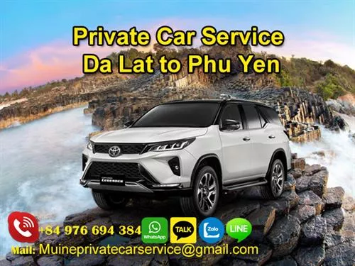 Da Lat To Phu Yen Private Car 