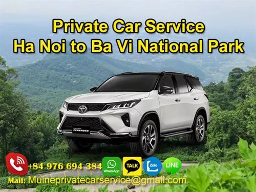 Private Car From Hanoi To Ba Vi National Park
