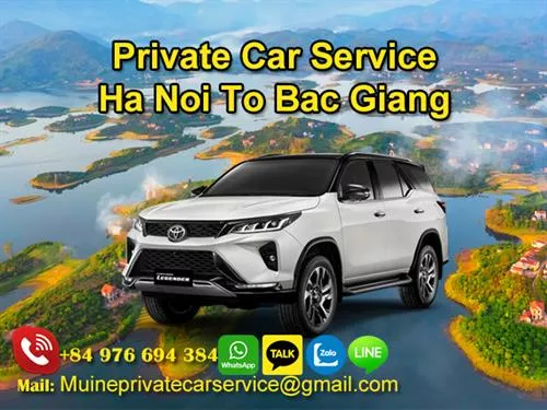 Private Car From Hanoi To Bac Giang