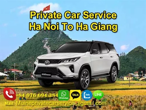 Private Car From HaNoi To Ha Giang