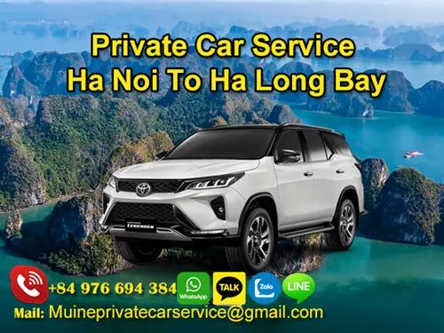 Transfer From Hanoi To Halong Bay By Private Car