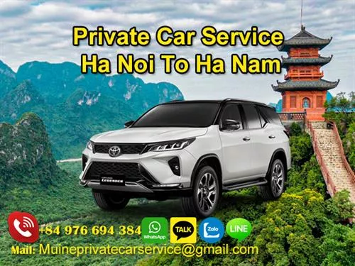Private Car From Hanoi To Ha Nam