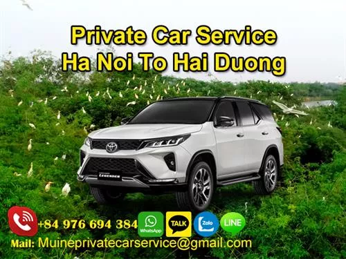 Private Car From Hanoi To Hai Duong