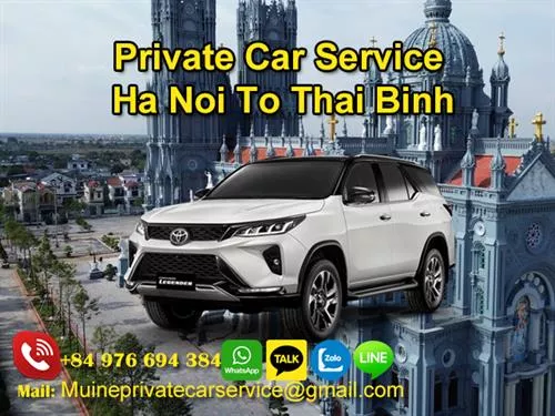 Private Car From Hanoi To Thai Binh