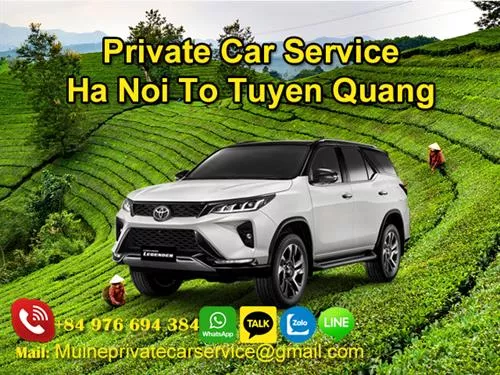 Private Car From Hanoi To Tuyen Quang