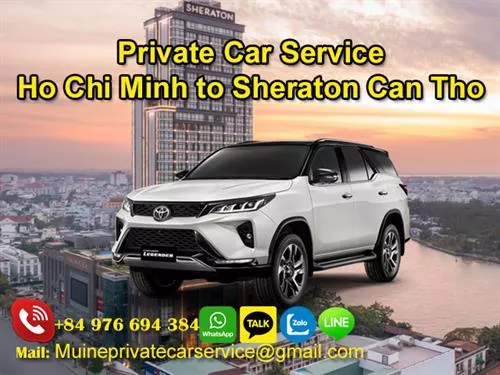 Private Car From Ho Chi Minh to Can Tho Sheraton