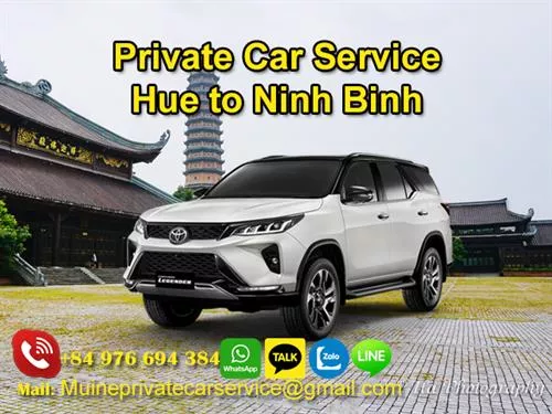 Hue To Ninh Binh Private Car