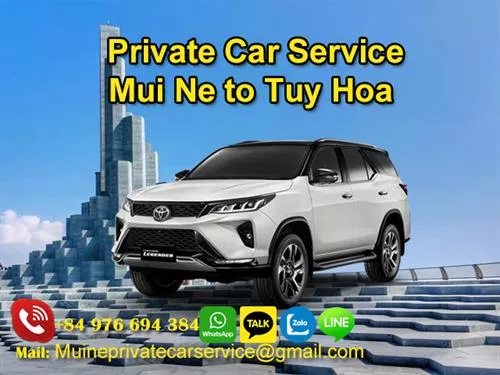 Private Car From Mui Ne To Tuy Hoa