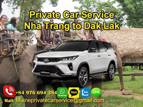 Private Car From Nha Trang To Dak Lak