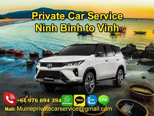 Private Car From Ninh Binh To Vinh