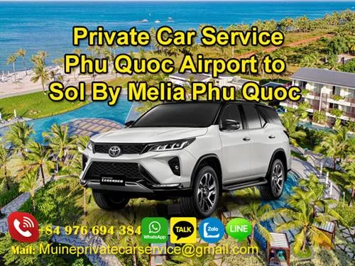 Private Car From Phu Quoc Airport To Sol by Meliá Phu Quoc