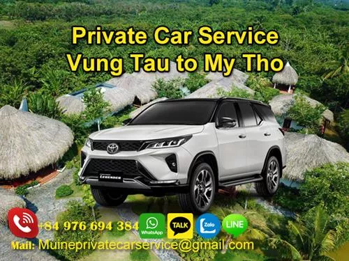 Private Car From Vung Tau To My Tho