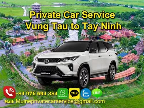Private Car From Vung Tau To Tay Ninh