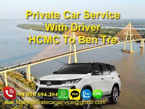 Private Car from Ho Chi Minh to Ben Tre