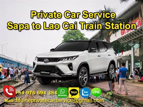 Private Car From Sapa to Lao Cai Train Station