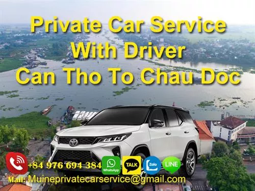 Private Car from Can Tho to Chau Doc