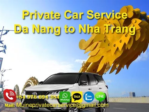 Transfer From Da Nang Or Hoi An To Nha Trang By Private Car