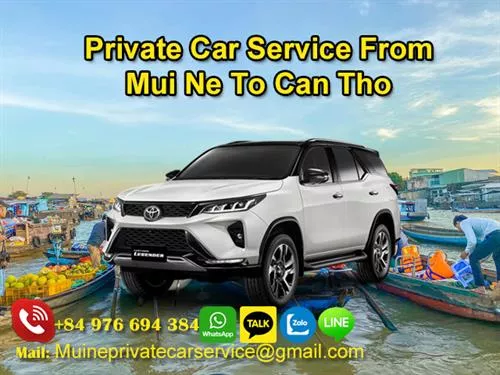 Private car from Mui Ne to Can Tho