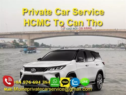 SAIGON TO CANTHO BY PRIVATE CAR