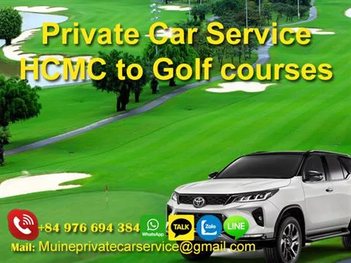 Ho Chi Minh To Golf Courses by private car