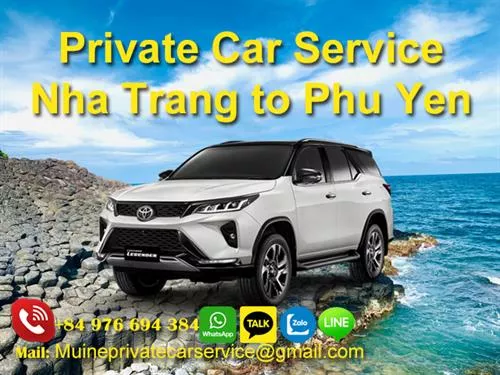 Private car rental Nha Trang to Phu Yen