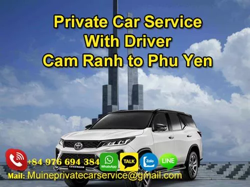 Private Car From Cam Ranh to Phu Yen