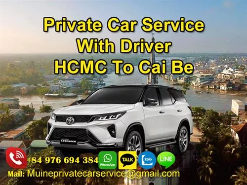 Private car from Ho Chi Minh To Cai Be