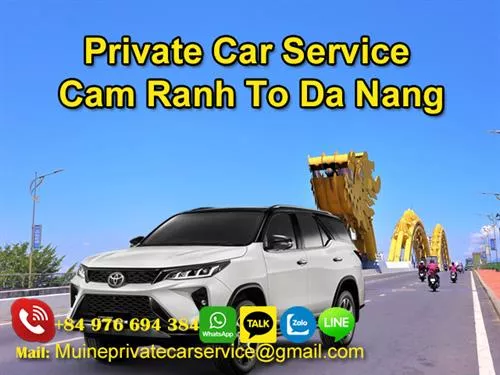 Private car from Cam Ranh to Da Nang