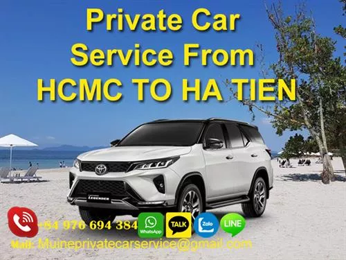 Private Car Rental Ho Chi Minh City to Ha Tien