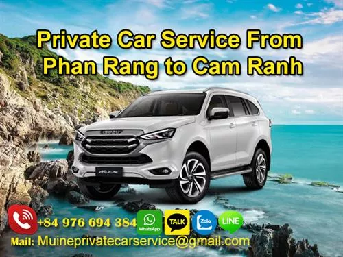 Private car from Phan Rang to Cam Ranh