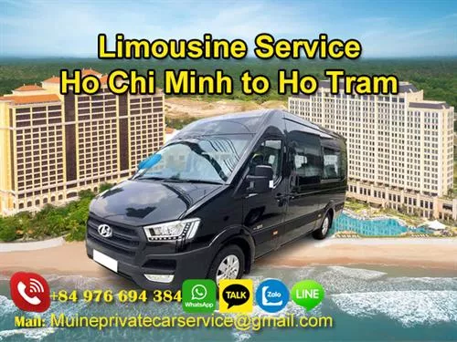 Limousine Service From Ho Chi Minh To Ho Tram
