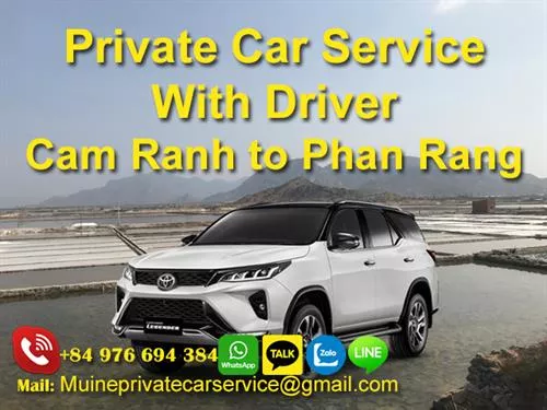 Private Car from Cam Ranh to Phan Rang