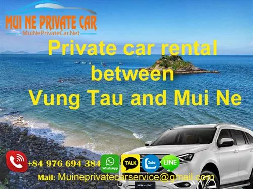 Transfer From Vung Tau to Mui Ne by Private Car Rental