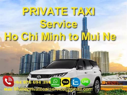 Car rental Ho Chi Minh City to Mui Ne