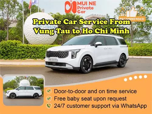 VUNG TAU TO HO CHI MINH CITY PRIVATE CAR