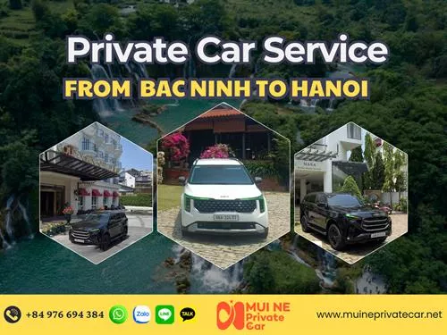 Bac Ninh to Hanoi Private Car