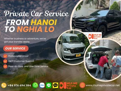 Hanoi to Nghia Lo Private Car