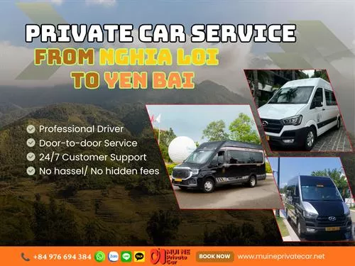 Nghia Lo To Yen Bai By Private Car