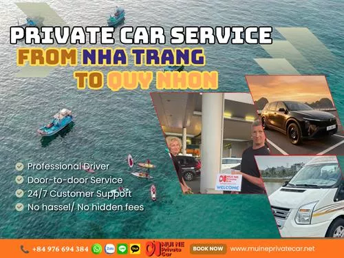 Private Car from Nha Trang to Quy Nhon