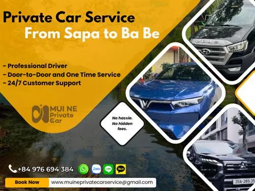 Sapa to Ba Be Private Car