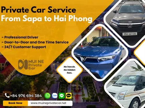 Sapa to Hai Phong Private Car