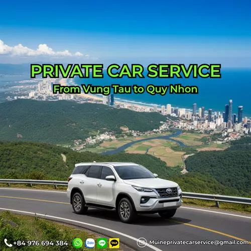 Vung Tau to Quy Nhon Private Car